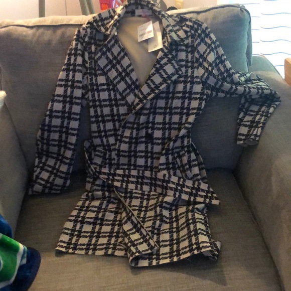 Solitaire Jackets & Blazers - plaid printed light weight tench